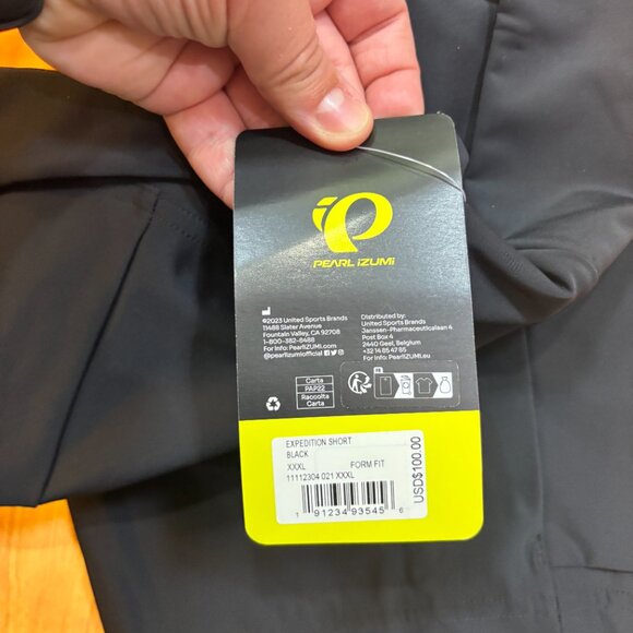 New Pearl Izumi Expedition Biking Cycling Shorts Padded Black Men’s Size 3XL NWT - Picture 4 of 8